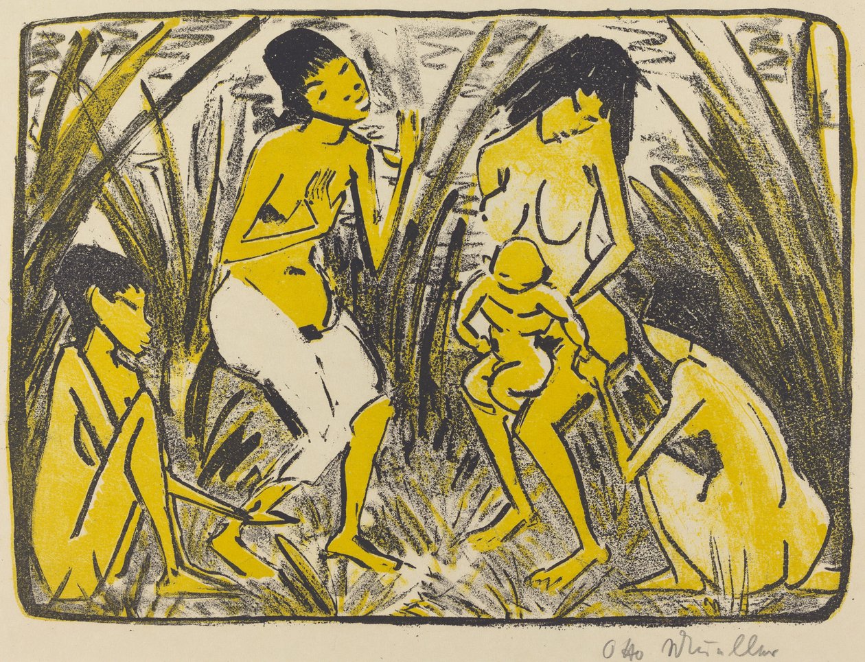 Finding of Moses by Otto Müller
