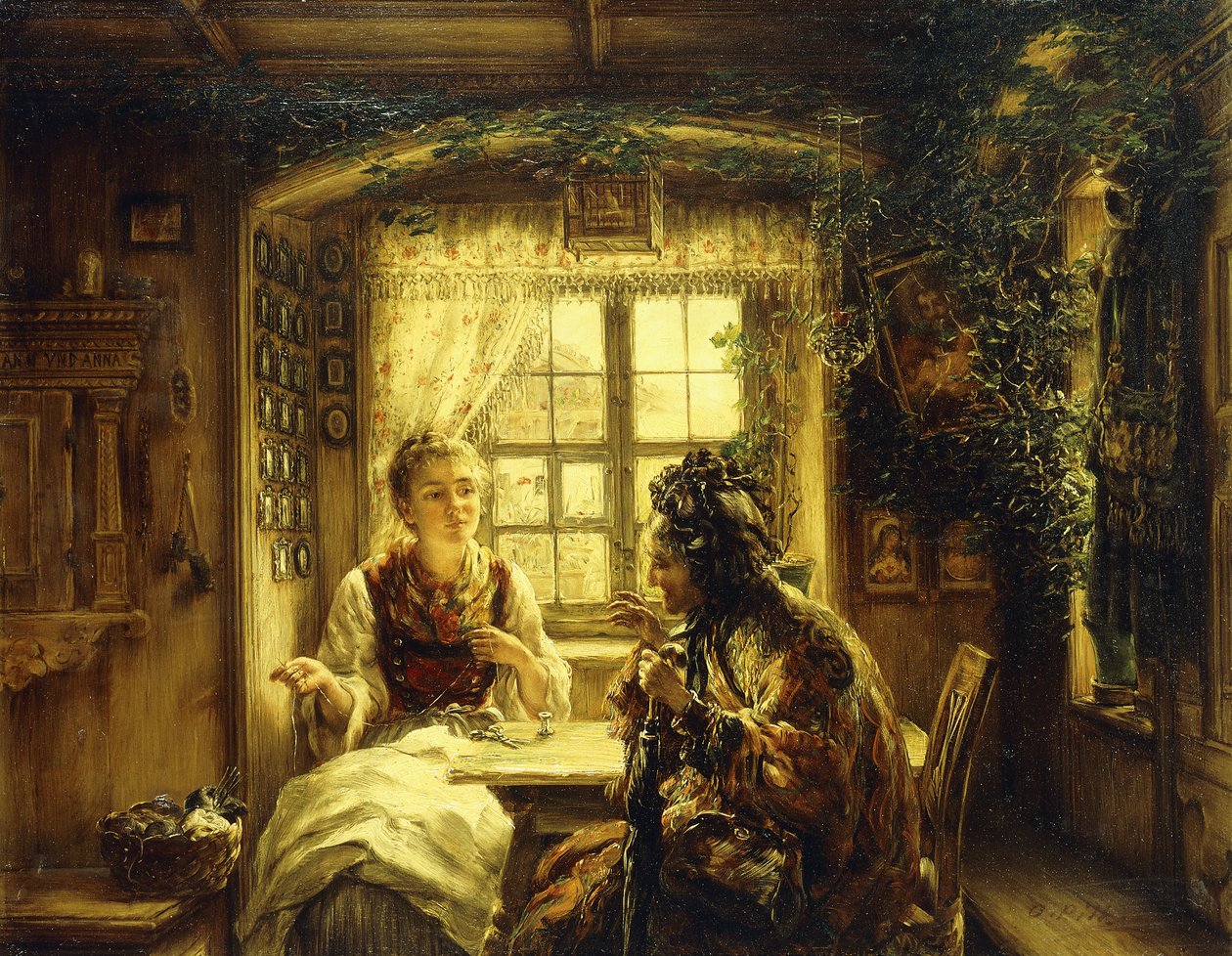 An Afternoon Visit by Otto Piltz
