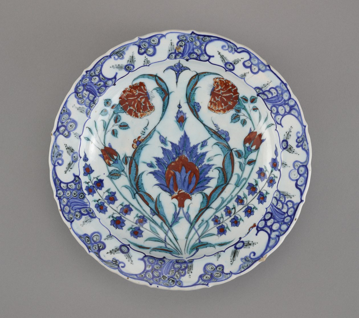 Dish, Iznik by Ottoman School