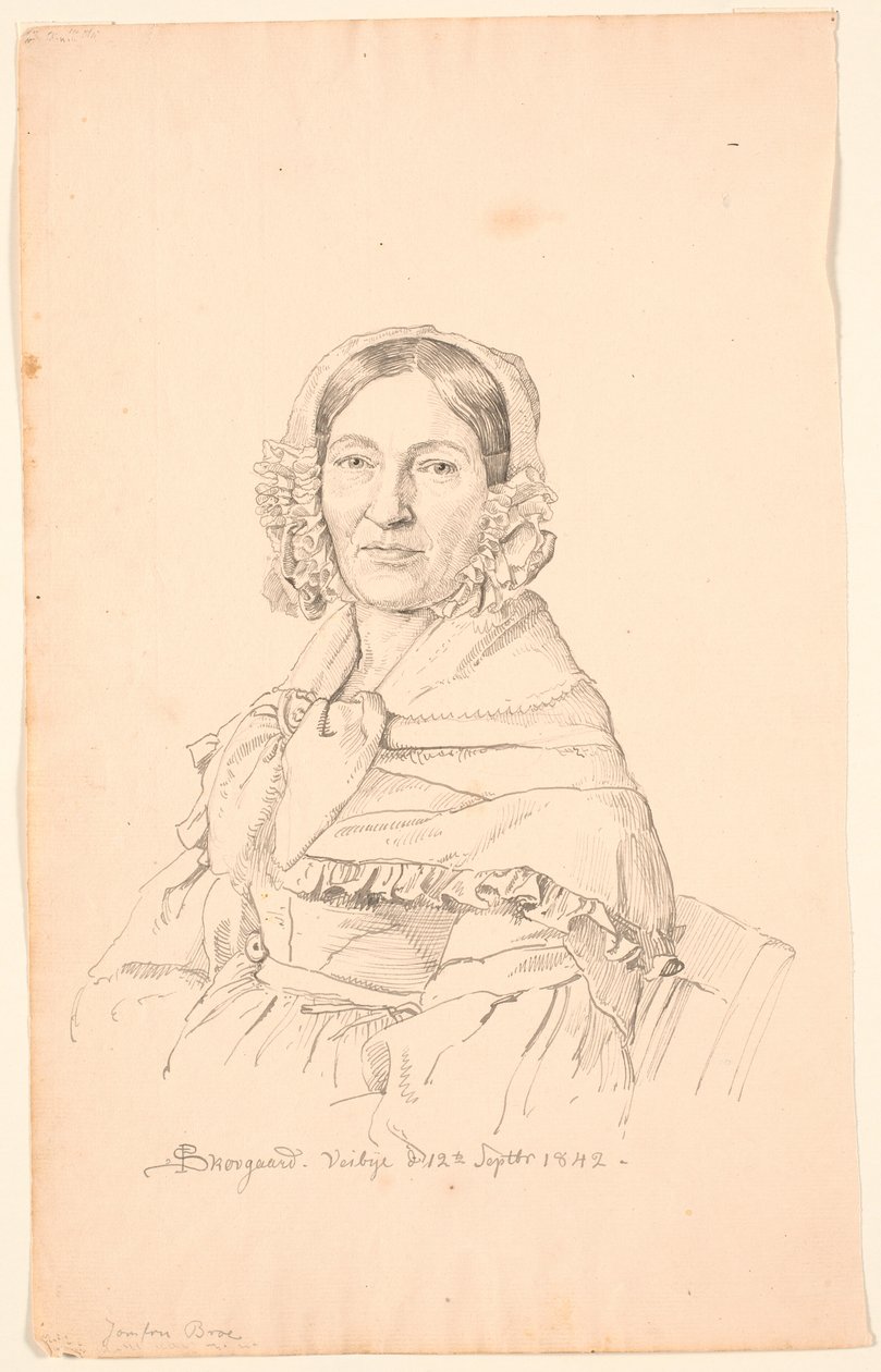 Portrait of Miss Broe by P.C. Skovgaard