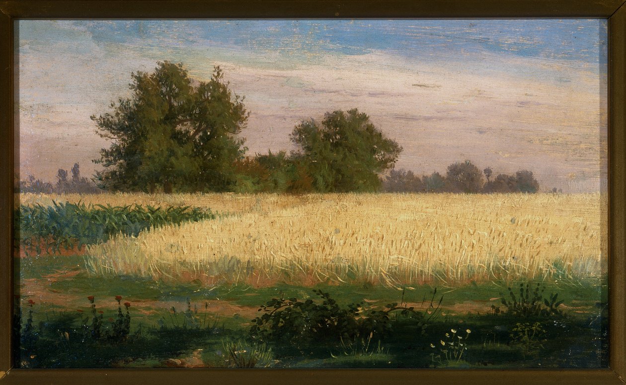 Landscape with a Wheat Field by Paolo Ferretti