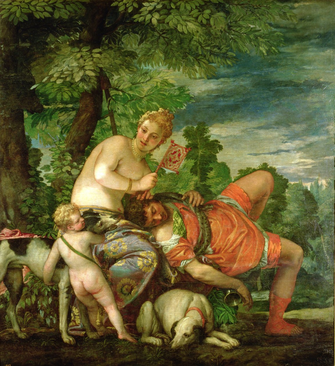 Venus and Adonis by Paolo Veronese