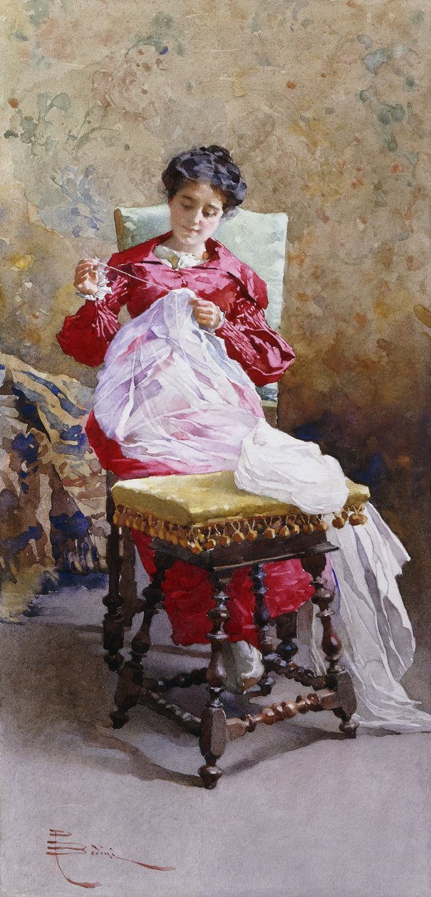 Women in an Interior by Paolo Bedini