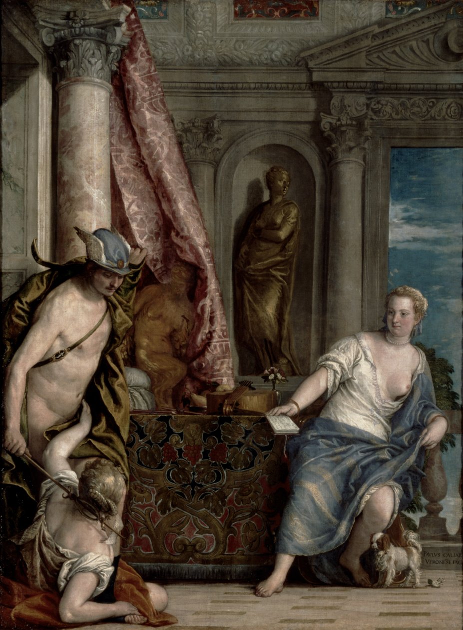 Hermes, Herse and Aglauros by Paolo Veronese