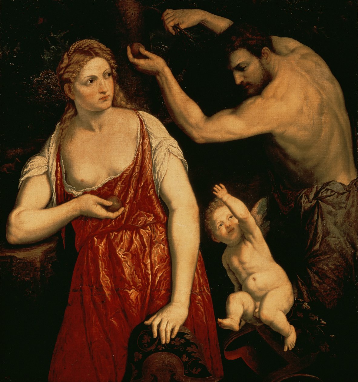 Venus and Mars by Paris Bordone