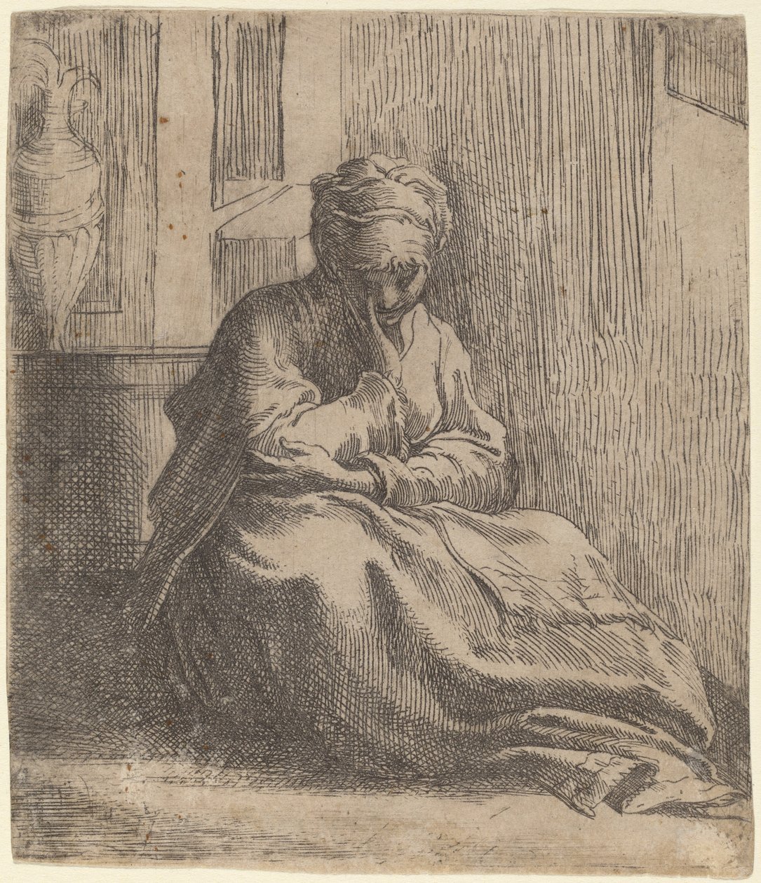 Saint Thaïs by Parmigianino