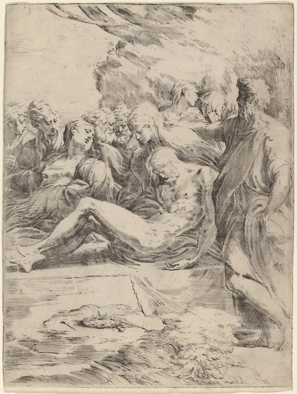 The Entombment by Parmigianino