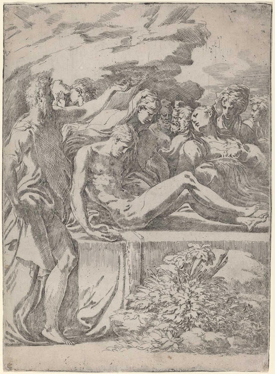 The Entombment by Parmigianino