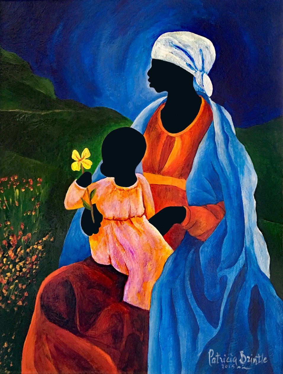 Madonna and Child of the Dogwood, 2015 by Patricia Brintle