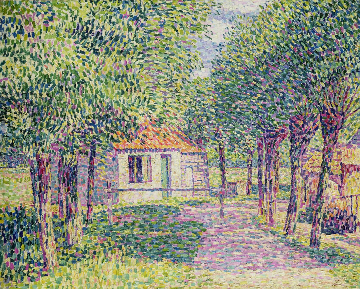 House under Willow Trees by Paul Baum