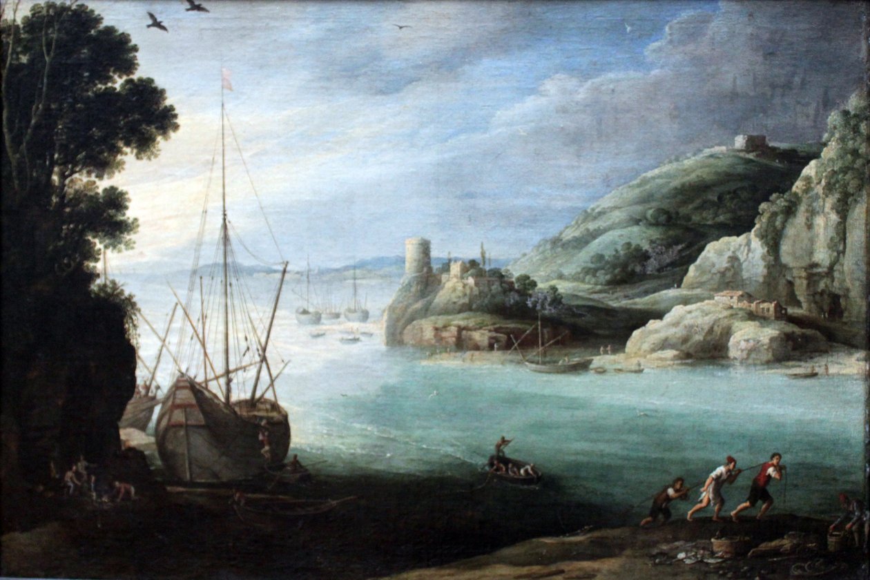 Mountainous Seashore by Paul Bril