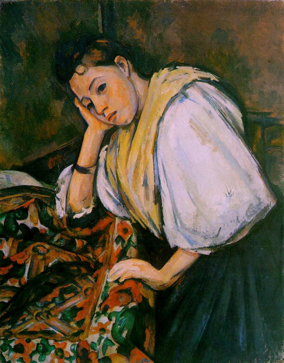 An Italian Girl, c.1900 by Paul Cézanne