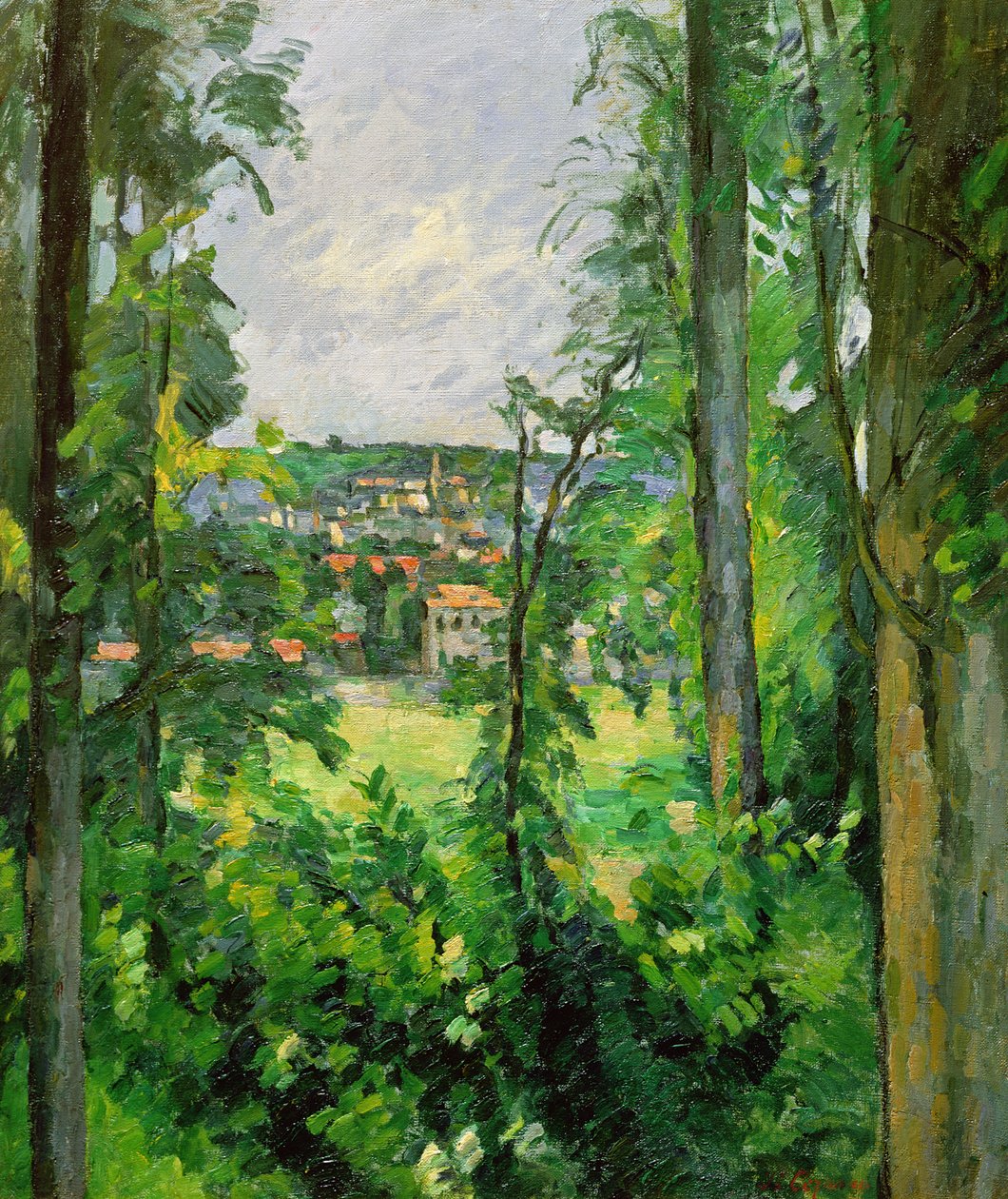 Auvers, View of the Outskirts by Paul Cézanne