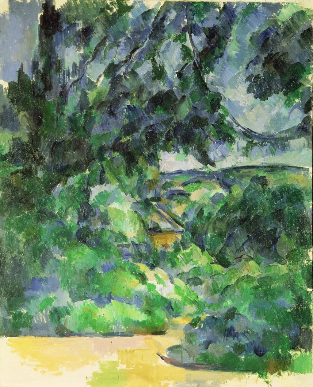 Blue Landscape by Paul Cézanne