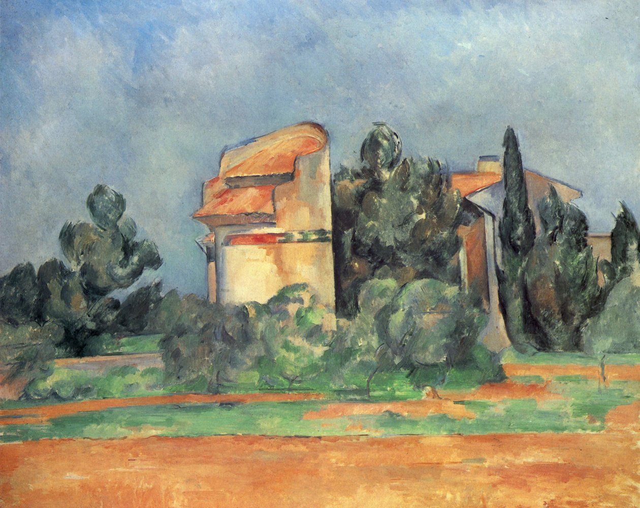 The Dovecote in Bellevue by Paul Cézanne