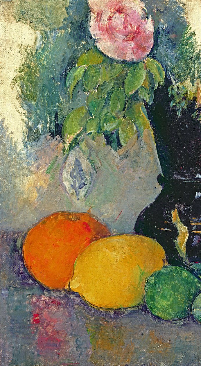Flowers and Fruits by Paul Cézanne