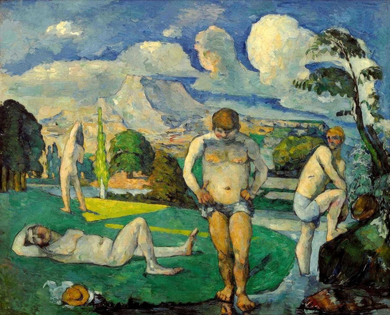 The Bathers at Rest by Paul Cézanne