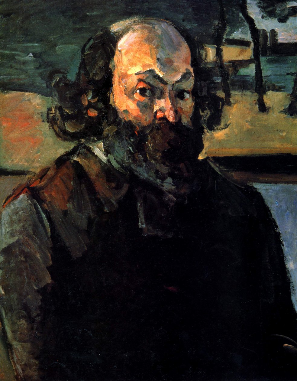 Self-portrait by Paul Cézanne