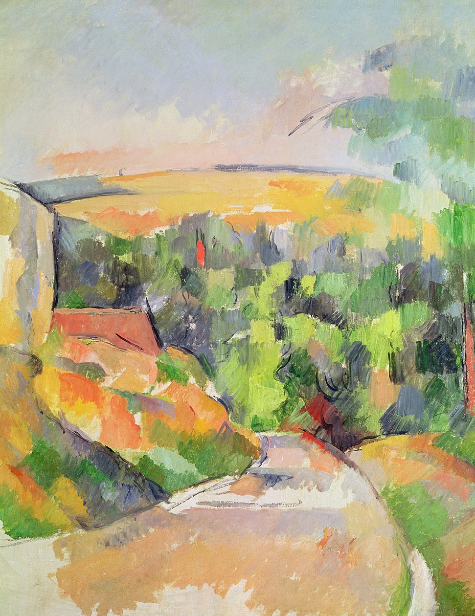 The Bend in the Road by Paul Cézanne