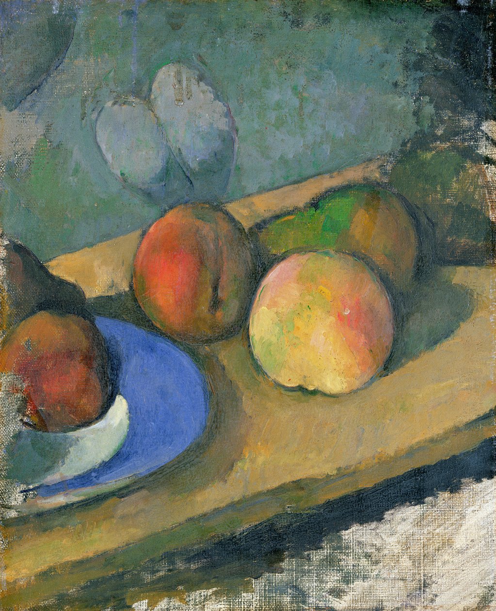 The Blue Plate by Paul Cézanne