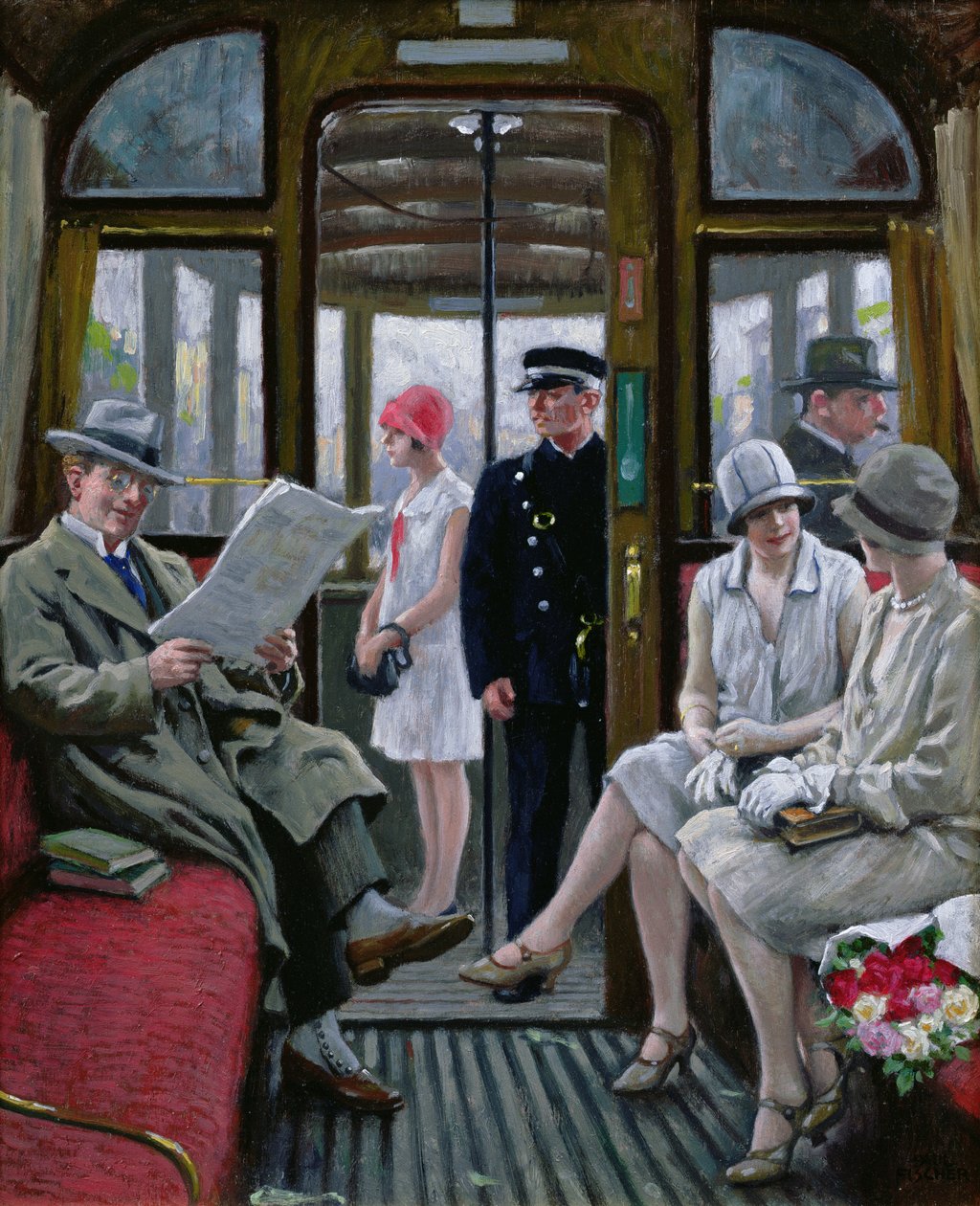 Copenhagen Tram by Paul Fischer
