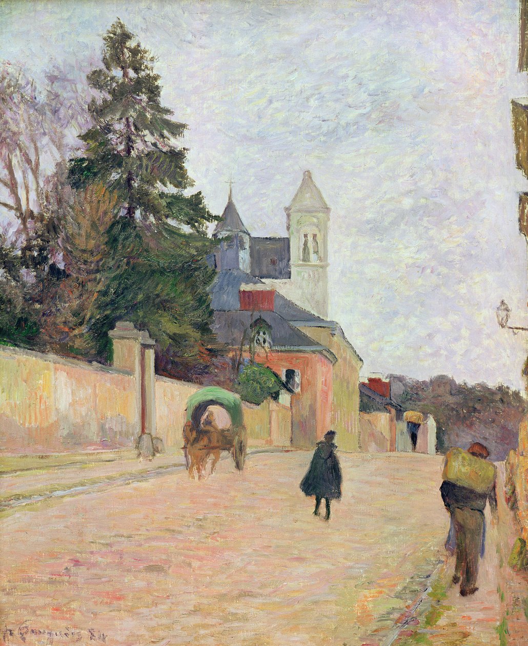 A Village Road by Paul Gauguin