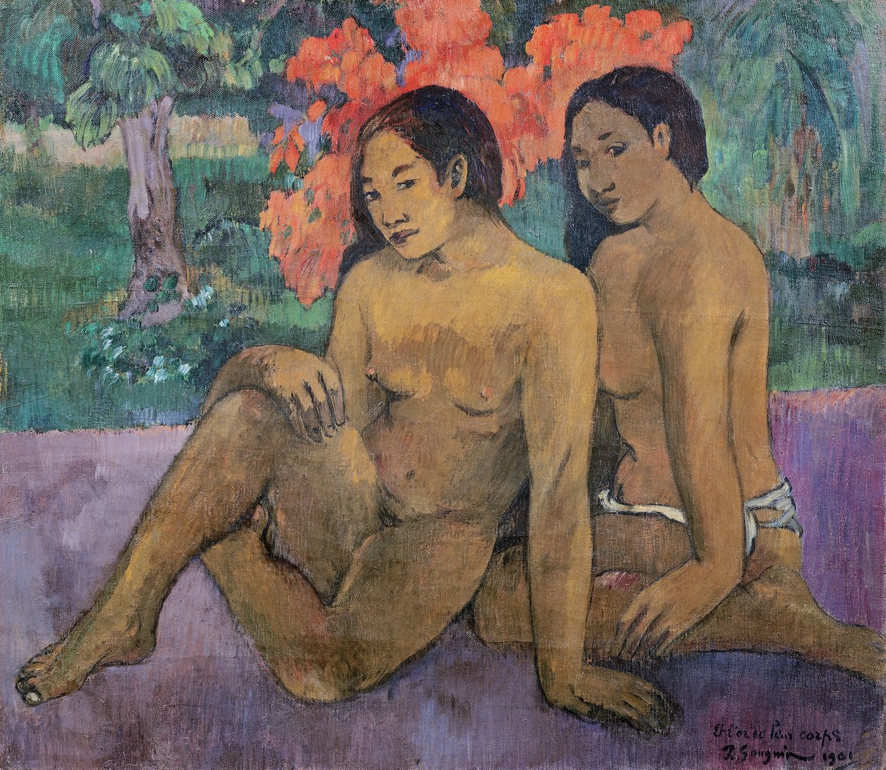 And the Gold of their Bodies by Paul Gauguin