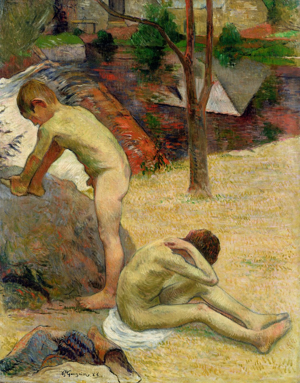 Breton Boys Bathing, 1888 by Paul Gauguin