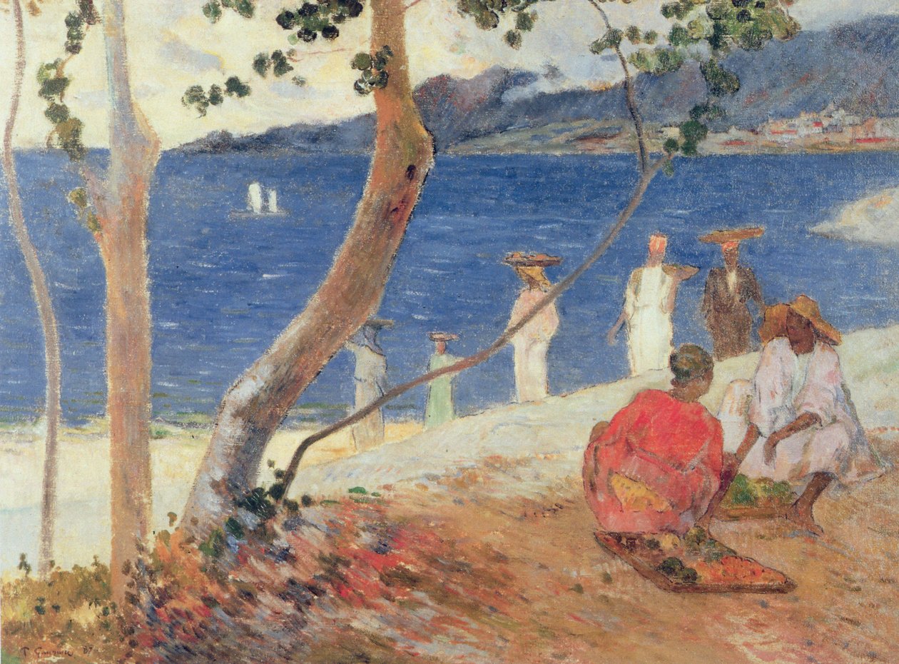 By the Sea, 1887 by Paul Gauguin