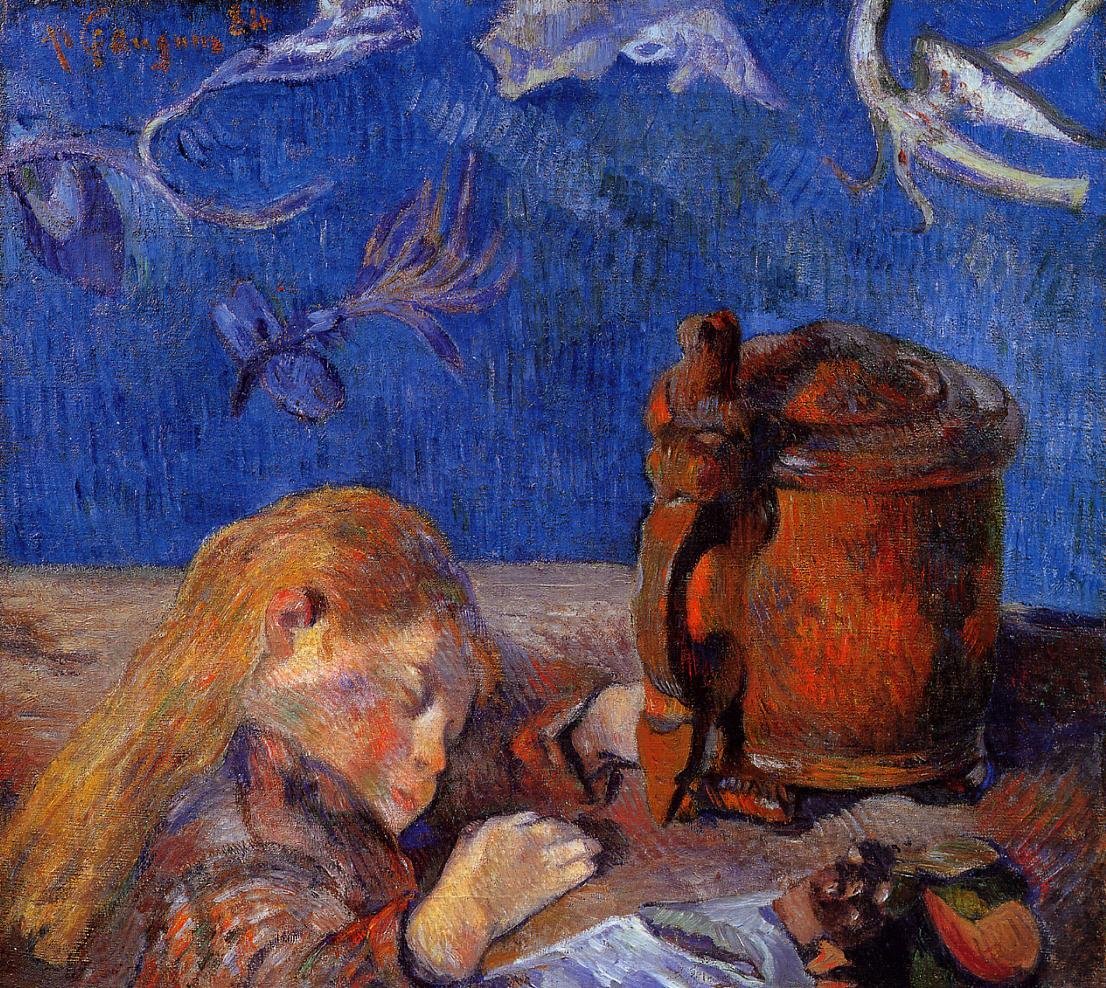 Clovis Asleep by Paul Gauguin