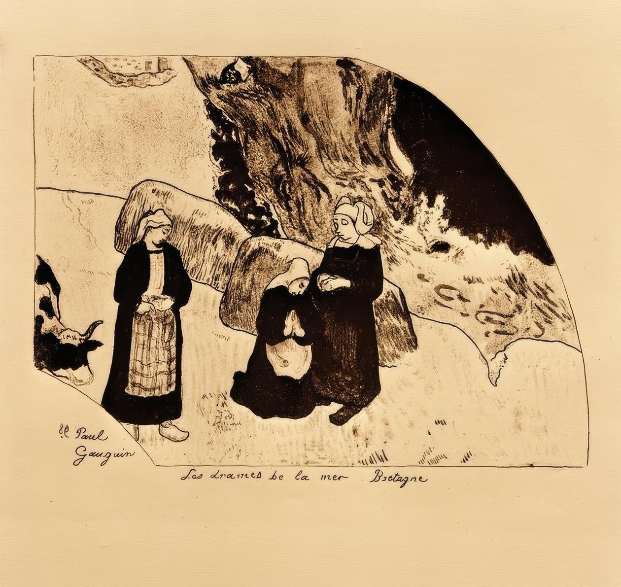 The Dramas of the Sea by Paul Gauguin