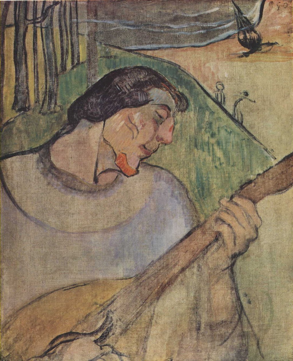 Self-Portrait Paul Gauguin by Paul Gauguin