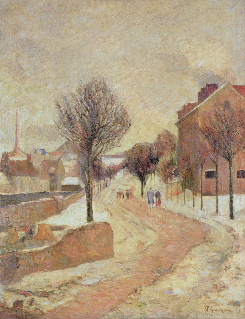 Suburb under Snow (Winter Day), 1886 by Paul Gauguin