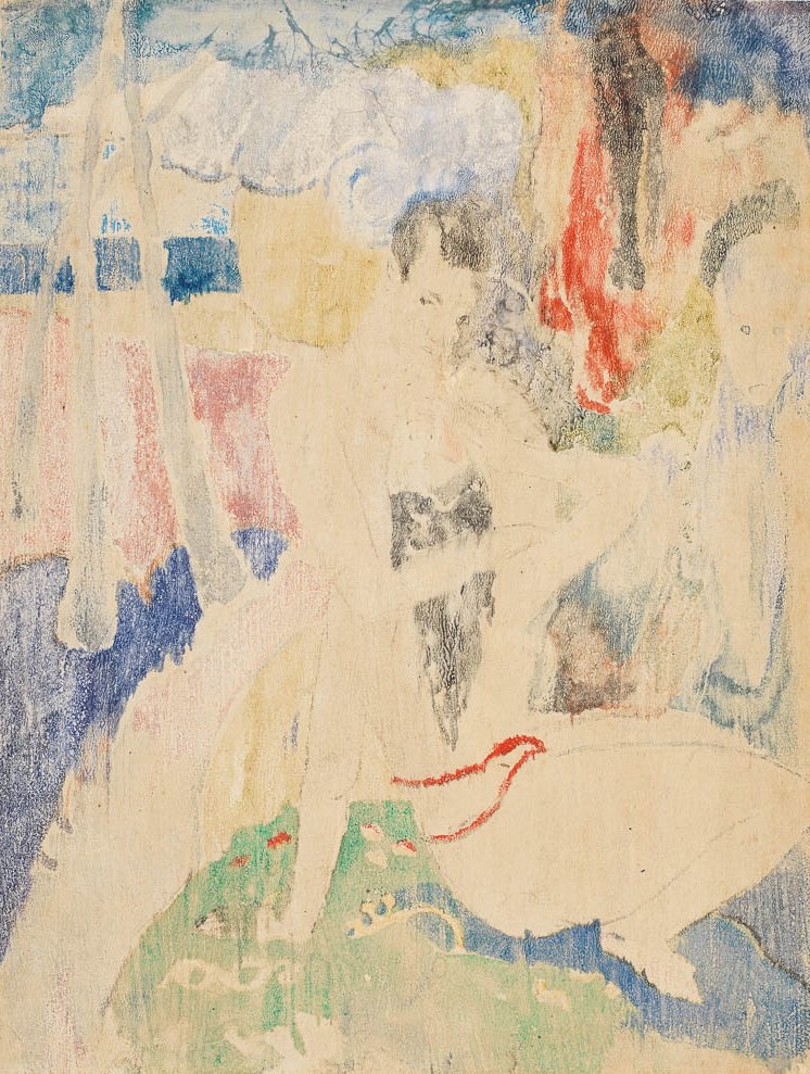 Te Faruru by Paul Gauguin