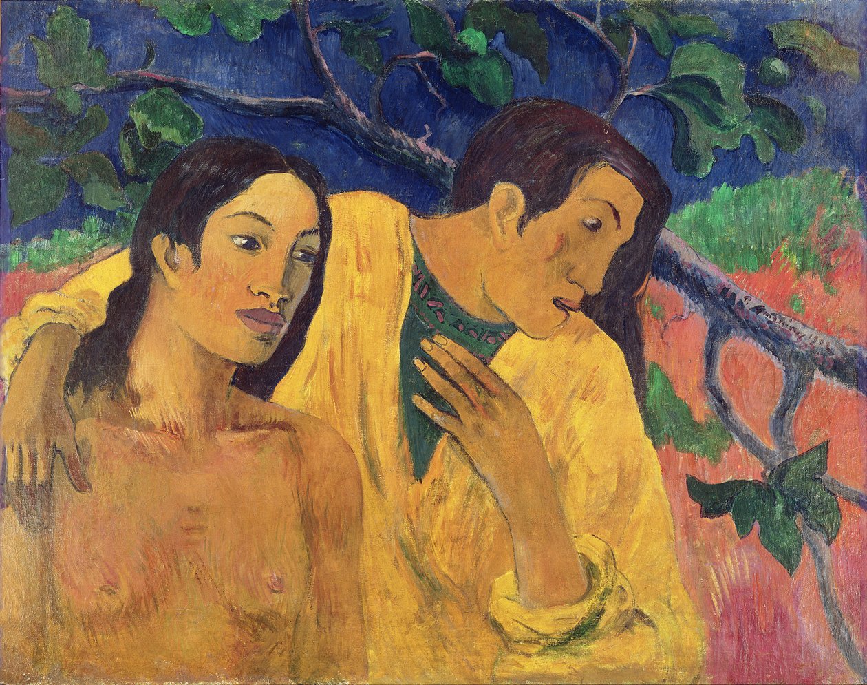 The Flight or Tahitian Idyll by Paul Gauguin