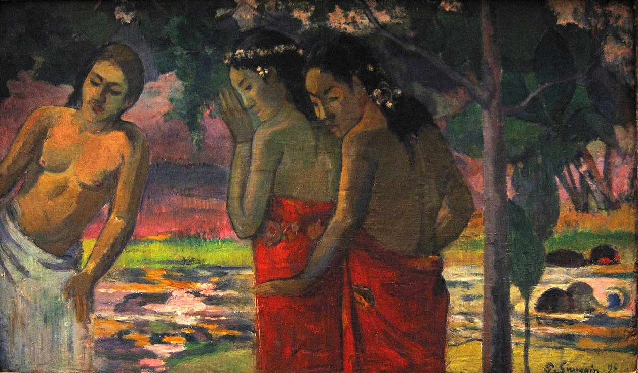 Three Tahitian Women by Paul Gauguin