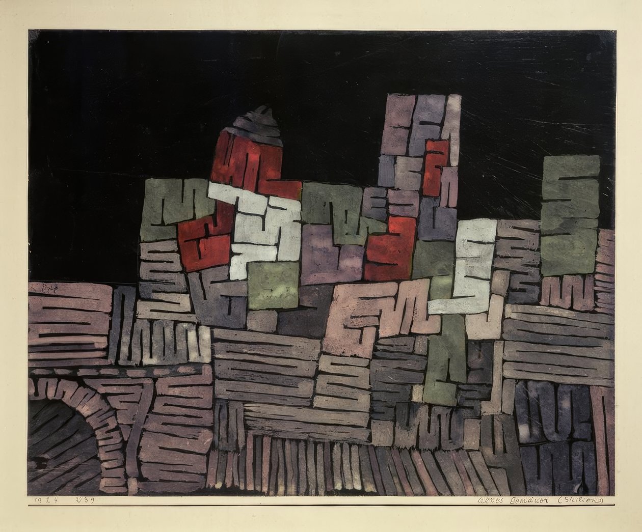 Old Ruins, Sicily by Paul Klee