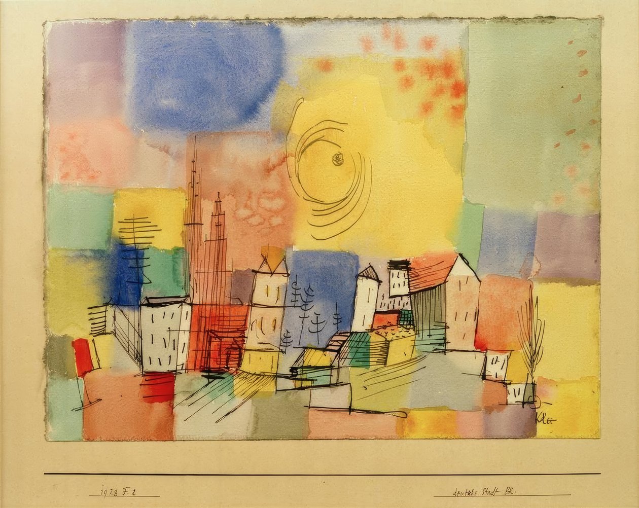 German City BR by Paul Klee