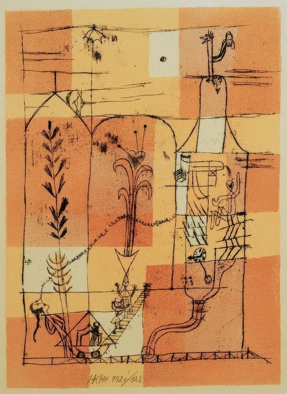 Hoffmannesque Scene by Paul Klee