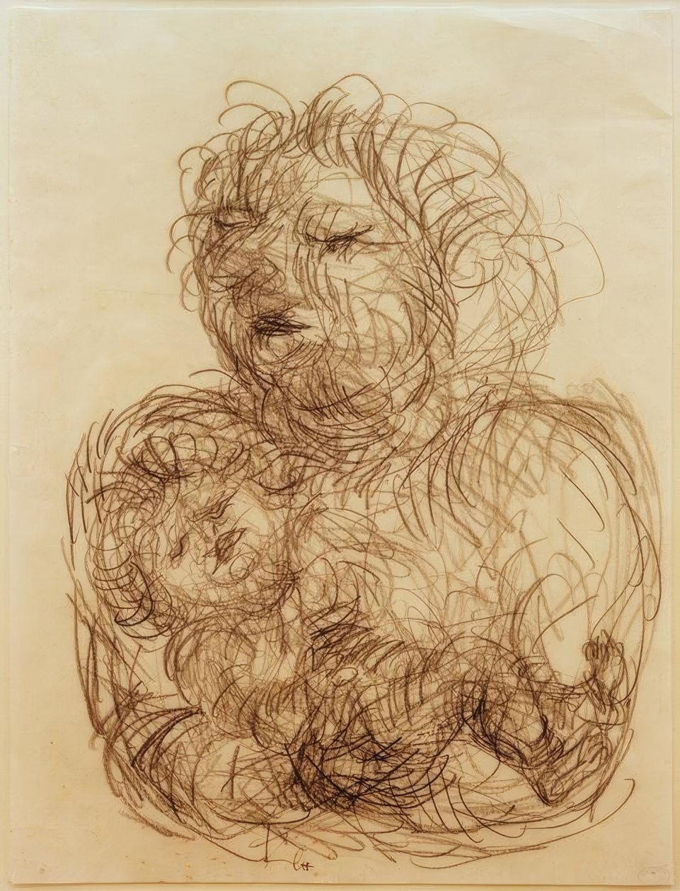 With Her Late-born Child by Paul Klee