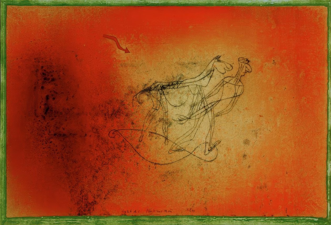 Horse and Man by Paul Klee