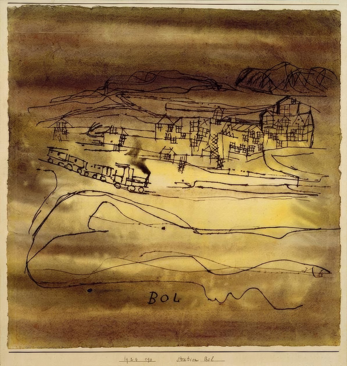 Station Bol by Paul Klee