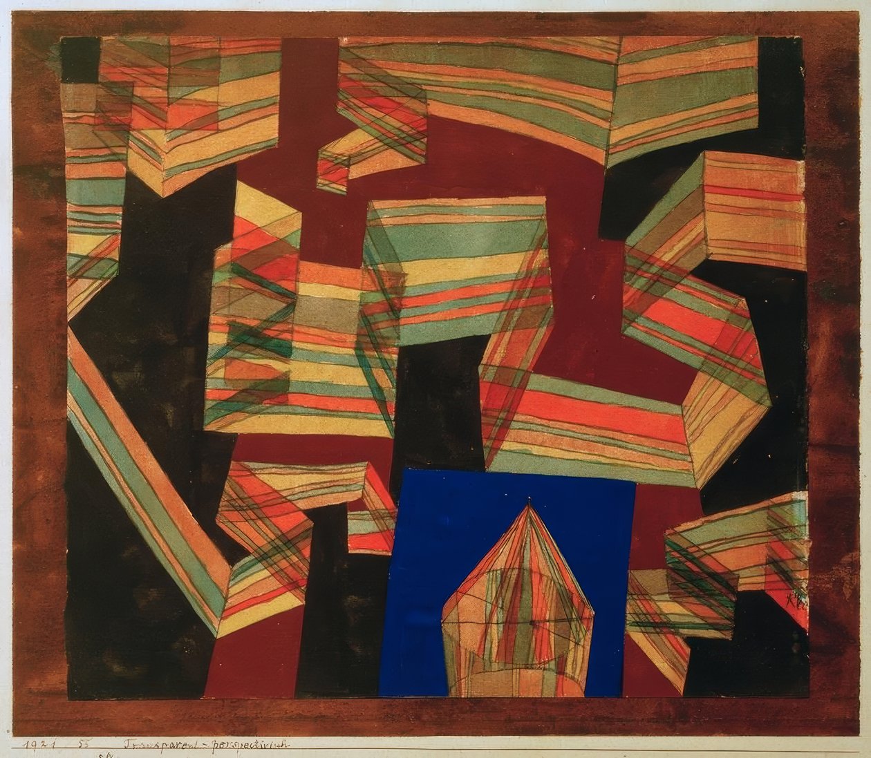 Transparent Perspective by Paul Klee