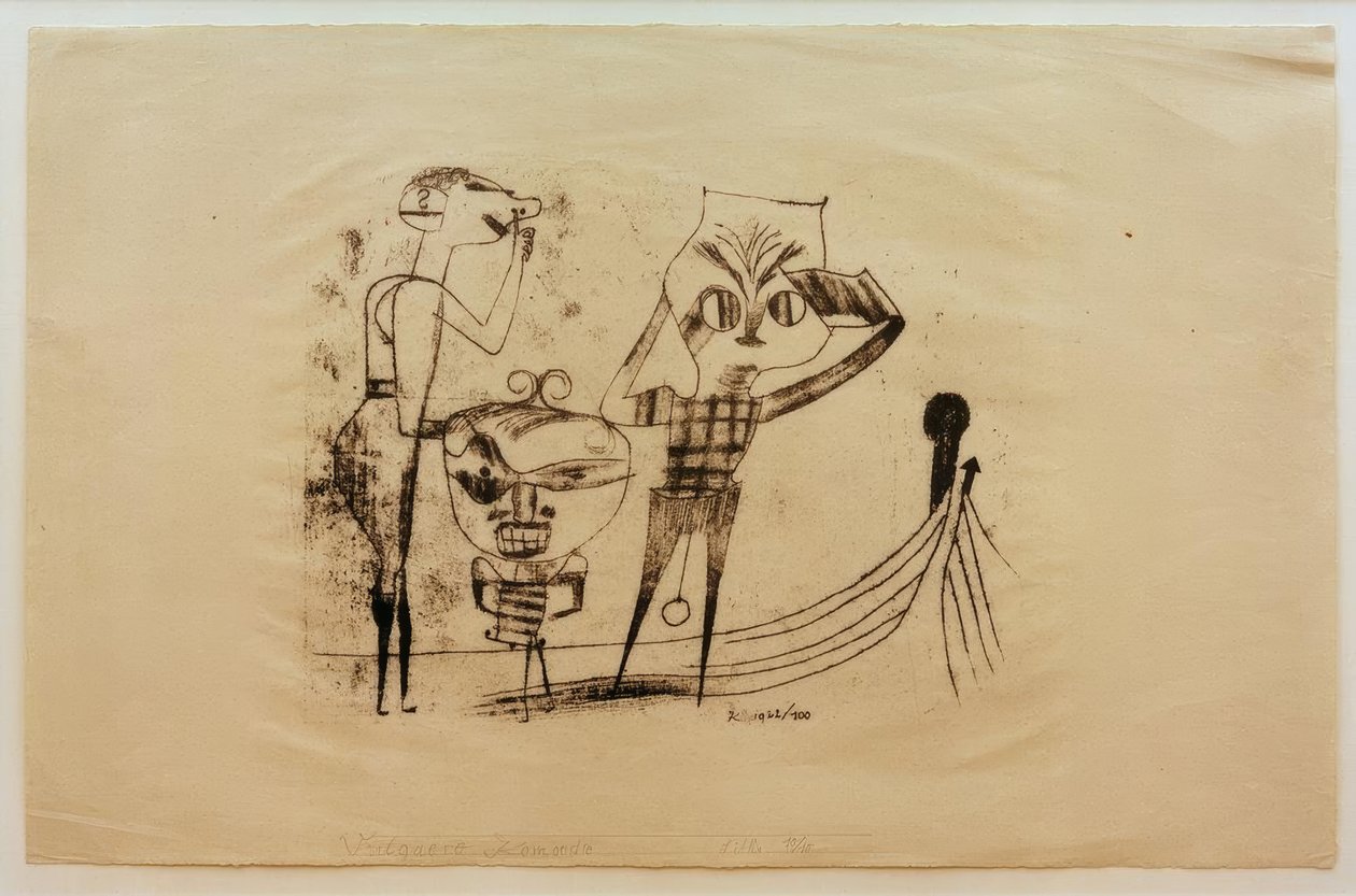 Vulgar Comedy by Paul Klee