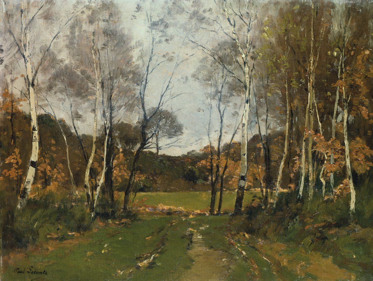 Wooded Landscape by Paul Lecomte
