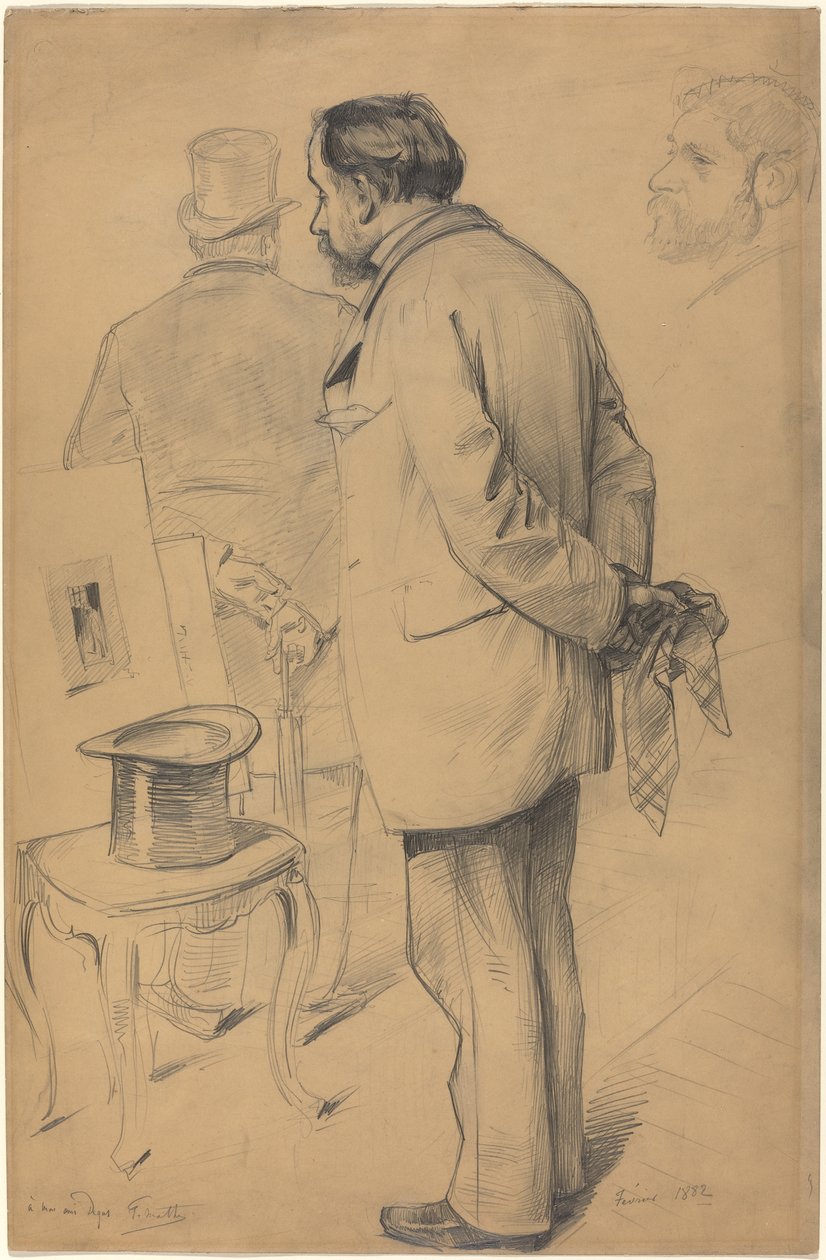 Edgar Degas by Paul Mathey