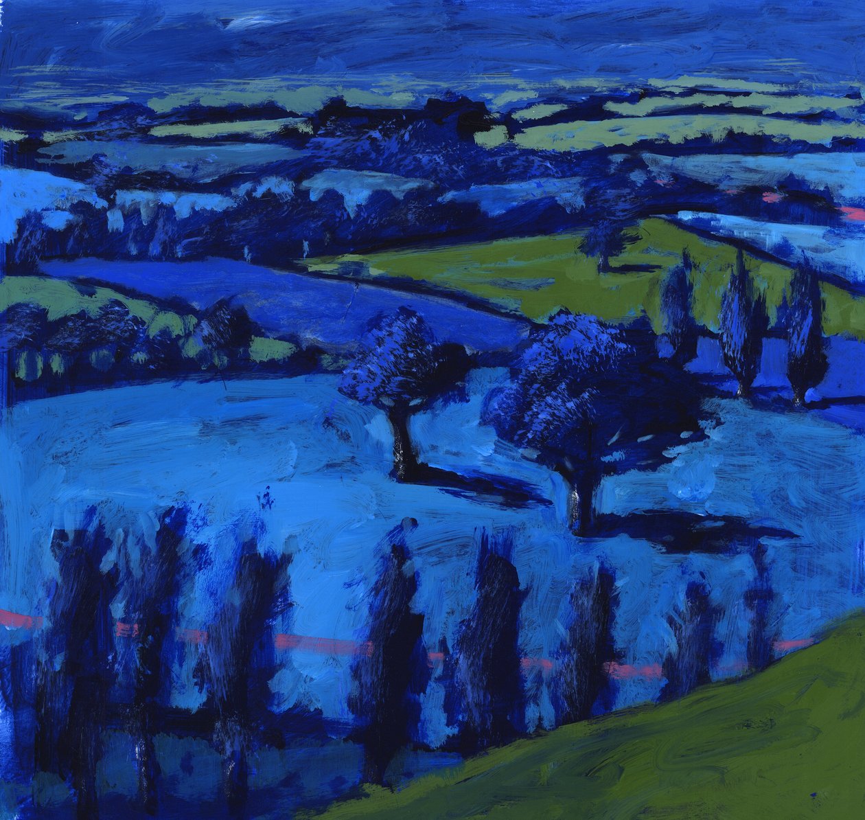 Blue landscape by Paul Powis
