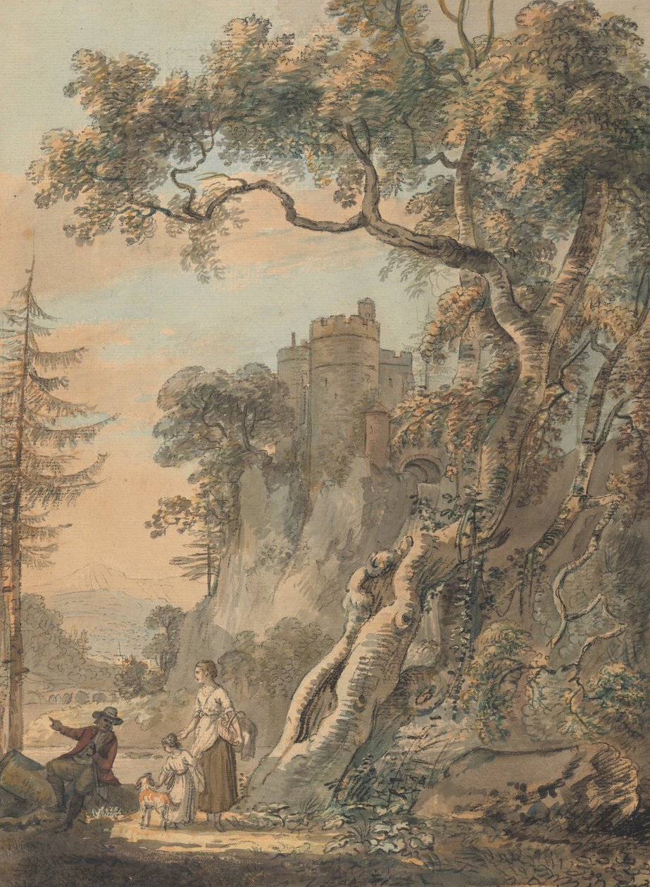 Romantic Landscape by Paul Sandby