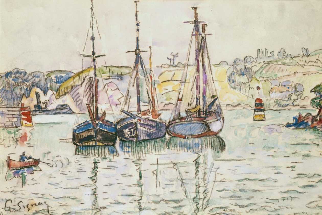 Lezardrieux by Paul Signac