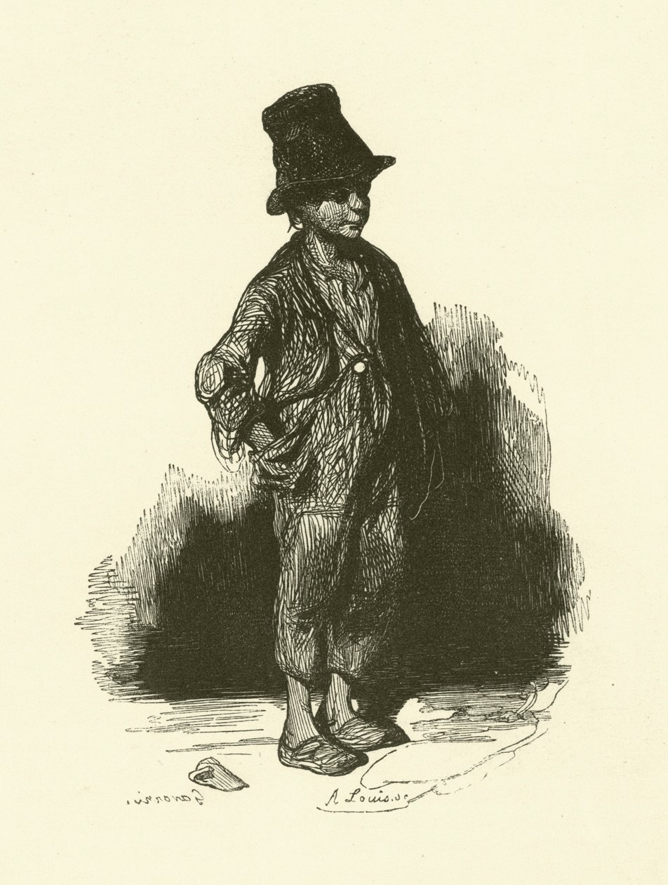 The Chimney Sweeper by Paul after Gavarni